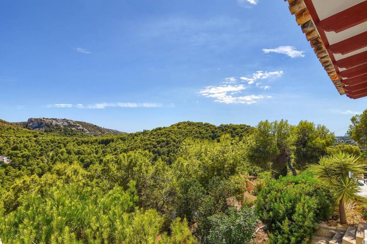 Stunning Mountain View Bungalow In Moraira Теулада Екстериор снимка